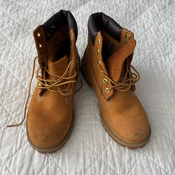 Timberland Tan Leather Boots - Picture 5 of 14